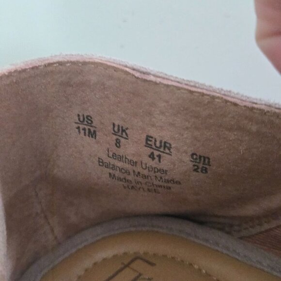 Franco Sarto Haylee Loafers Tan Suede Classic Neutral All Season Size 11M - Picture 9 of 9